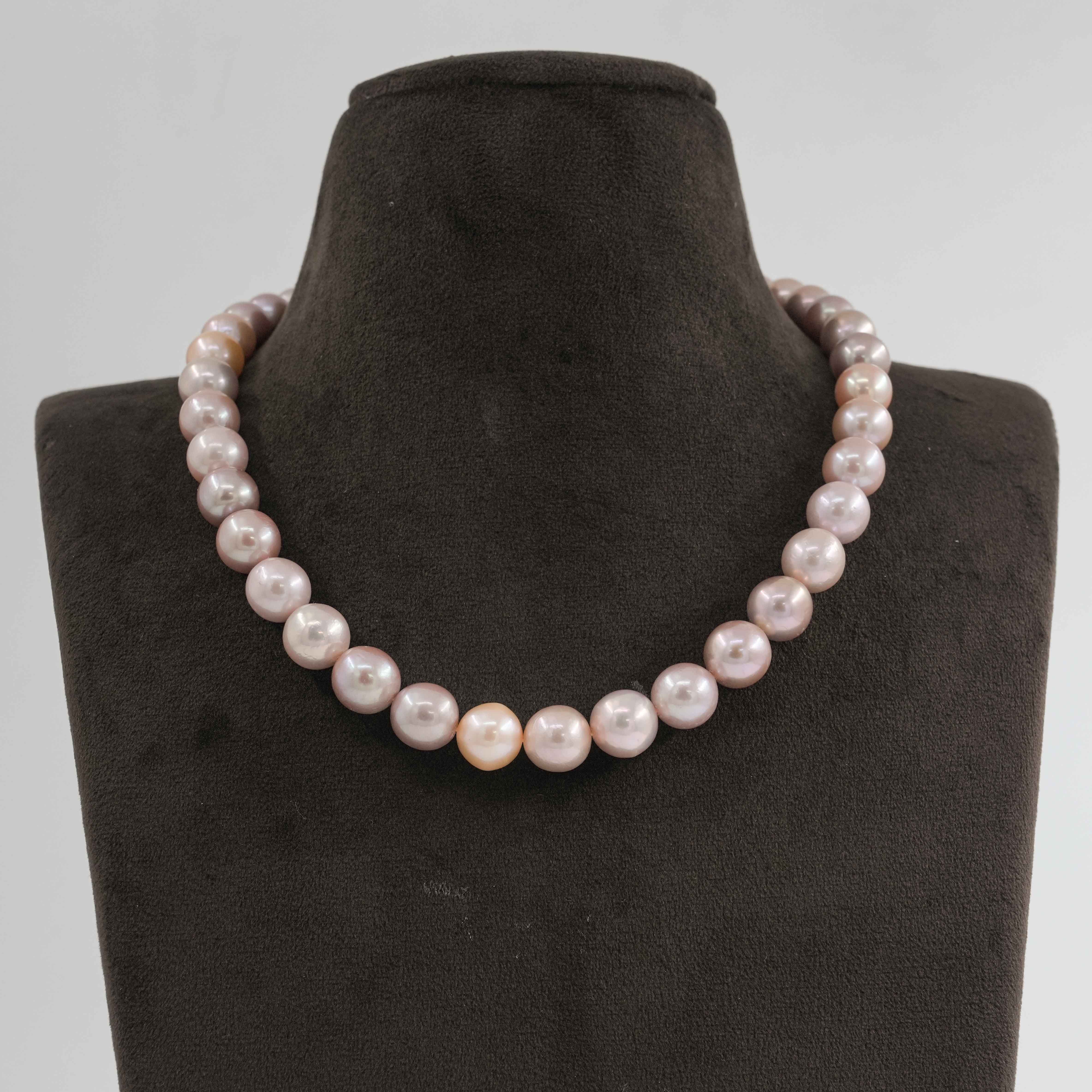 Offset Pearl Necklace